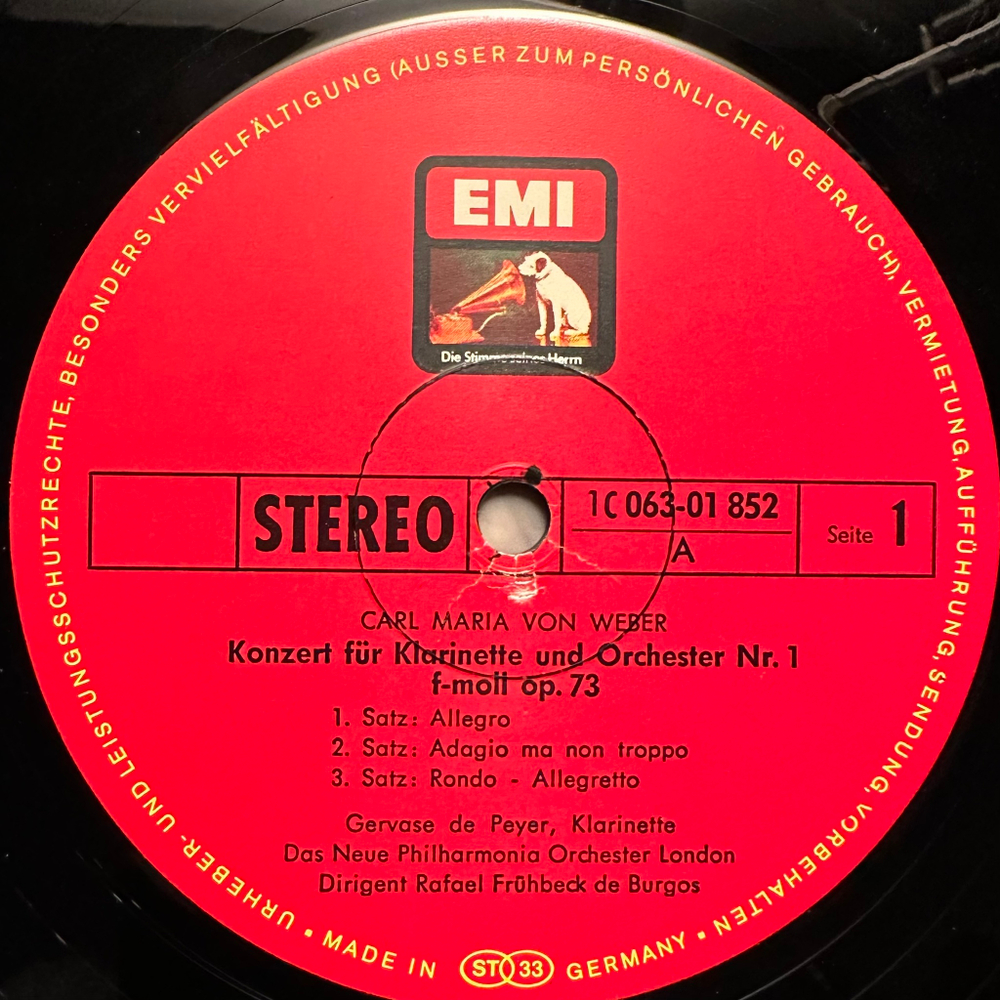 Россини - Концерты для кларнета соч. 73, соч. 26 / Интродукция и вариации для кларнета с оркестром (Германия)