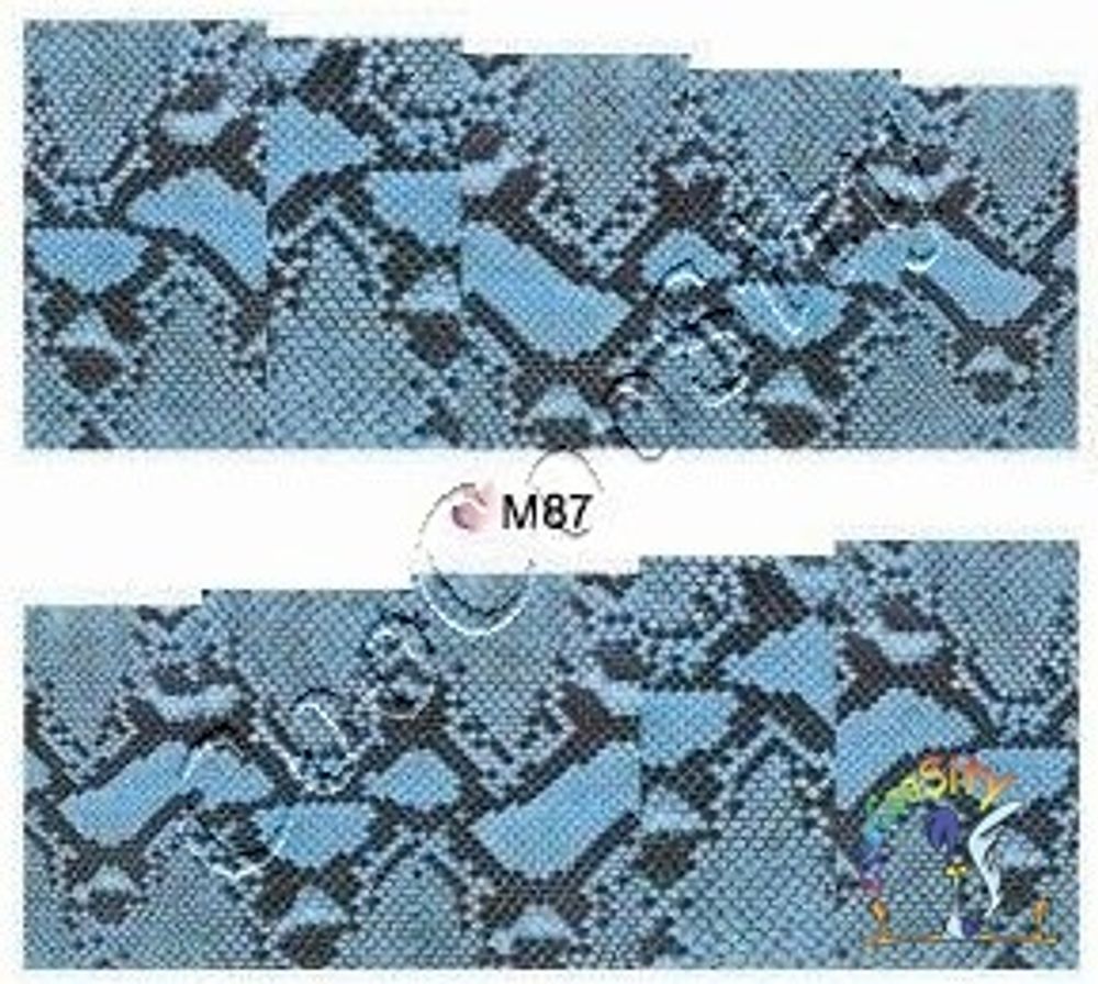 Слайдер-дизайн для ногтей Питон М87