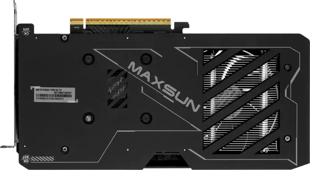 Видеокарта MaxSun MS-RTX5060 TRB 8G, 8Gb/128bit GDDR7, 1хHDMI+3xDP, PCIe5.0