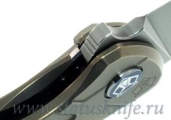 Нож Широгоров Флиппер 95 M390 S узор T подшипникифотография - 9