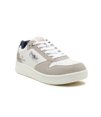 Кожаные кроссовки Aeronautica Militare - бежевый(SC235PL236)