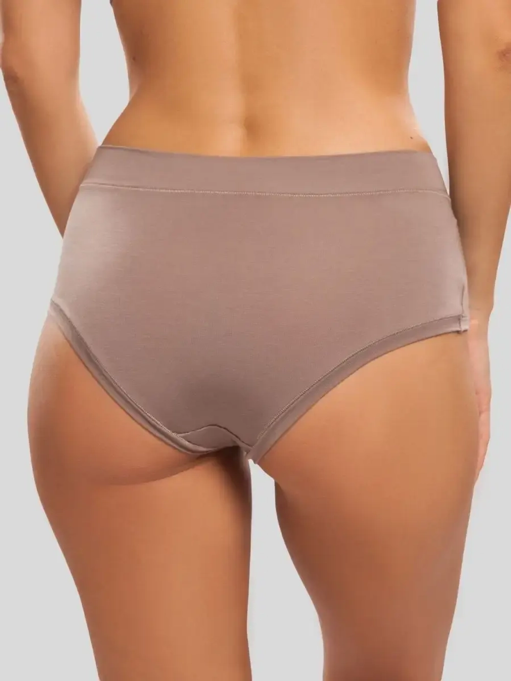 Трусы шортики высокие бамбук