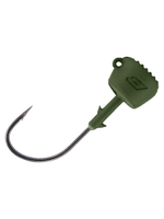 Джиг-головка для рыбалки BKK Silent Chaser-Draggin' NED, размер крючка 1/0, вес 7г, 4 шт., зеленый