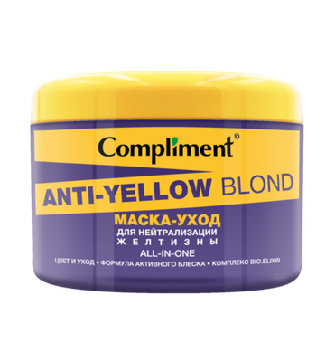 Compliment Anti-Yellow Blond Маска-уход для нейтрализации желтизны