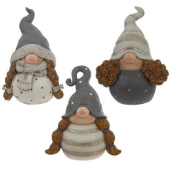 GAEM Фигурка декоративная "Гном", L8 W6 H11 см, 3в.