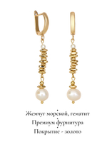 91003545 Серьги Selena Pearls