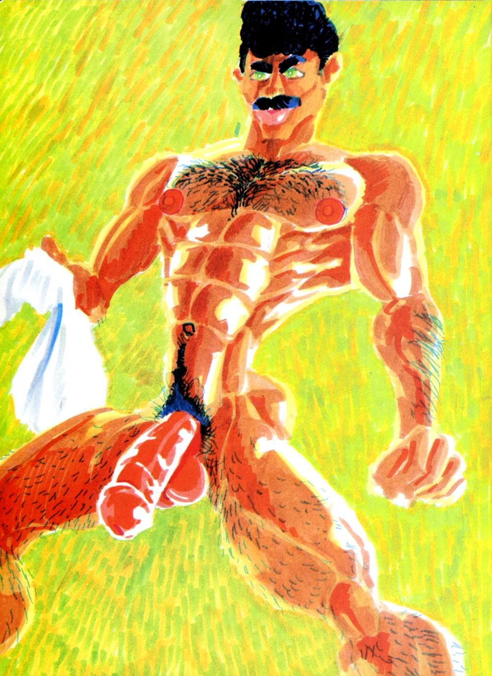 Brad Parker aka Ace Moorcock - эротическое искусство художника Брэда Паркера. 18+