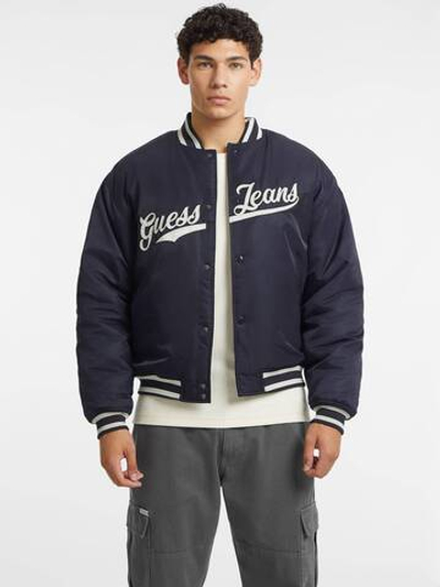 Куртка бомбер Guess Jeans - темно-синий(M4BL24 WG932)