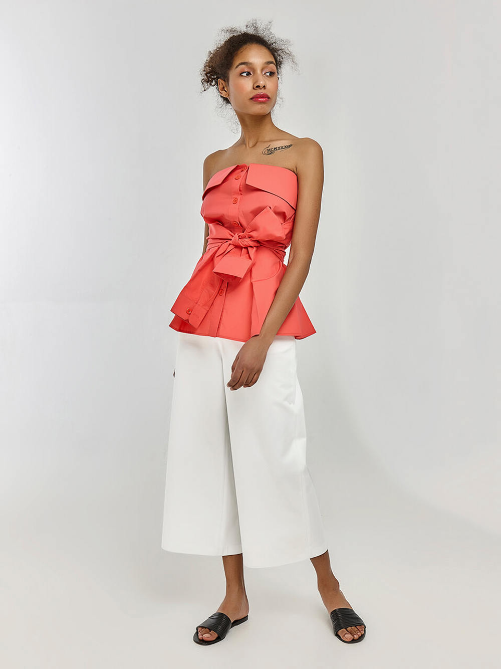 Топ Sleeve Coral