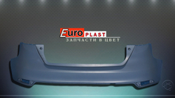 Задний бампер  Ford Focus 3 2011-2014 хэтчбек