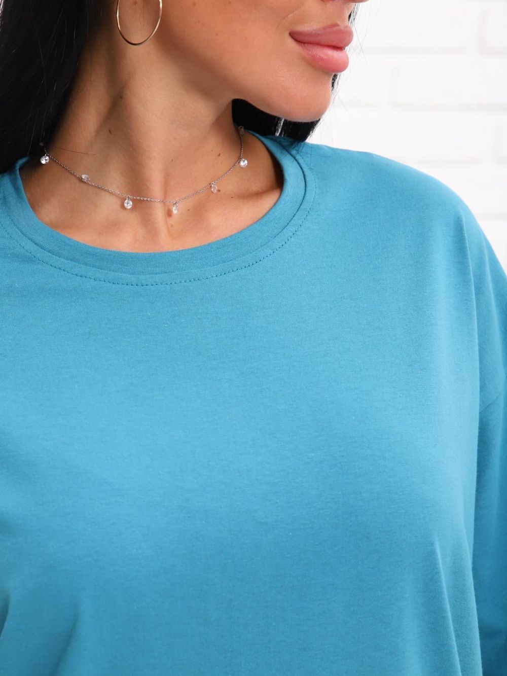 Сьюзан - туника светлая петроль Iv-capriz