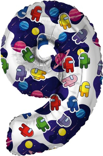 Цифра 9 "Космонавтики" (32''/81 см)