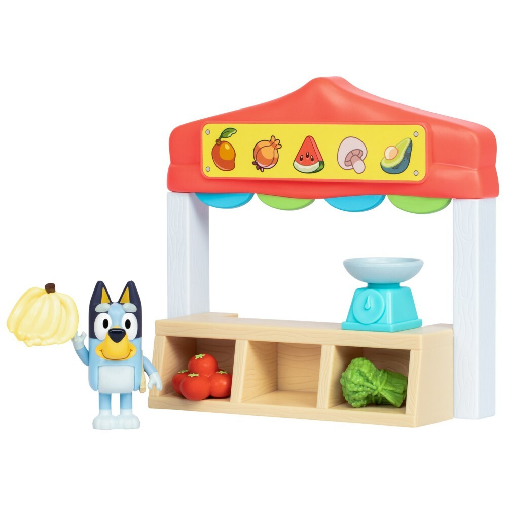 Bluey Blue - Набор продуктового магазина с фигуркой собаки и аксессуарами BLU17555 / артикул   BLU17555  / GTIN 630996175552