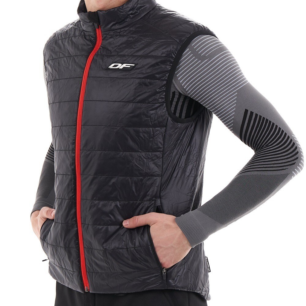 ЖИЛЕТ УТЕПЛЕННЫЙ DRAGONFLY VEST 100 BLACK 2023