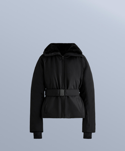 Oysho Водонепроницаемая утепленная куртка Primaloft® SKI, черный