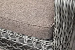 "Гранд Латте" лаунж-зона из искусственного ротанга, цвет графит