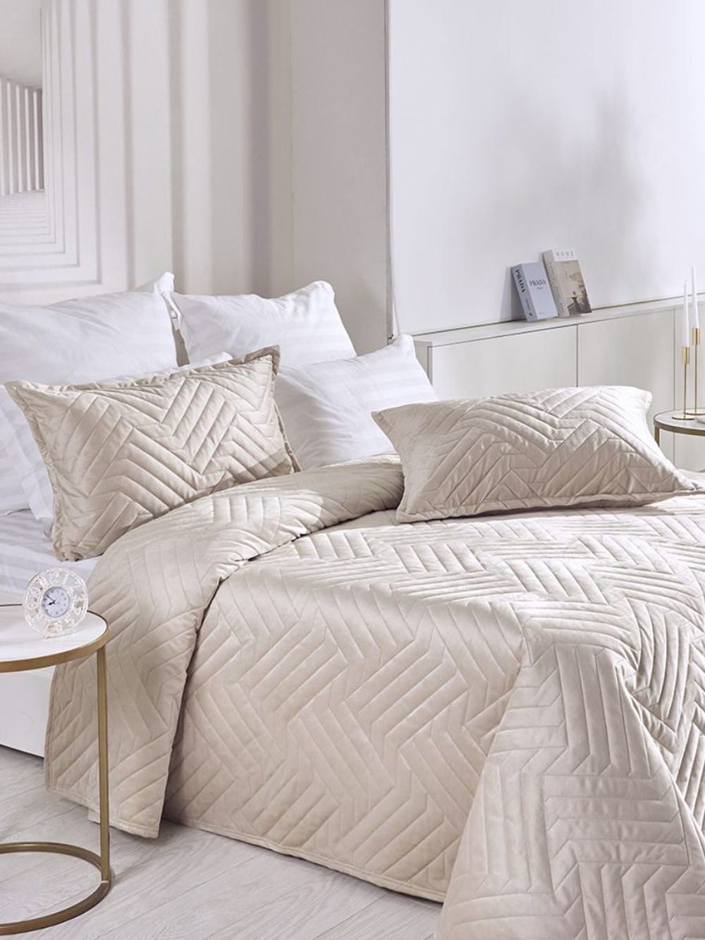 Наволочка декоративная, чехол на подушку на молнии, 2 шт, бархат, 50х70 см