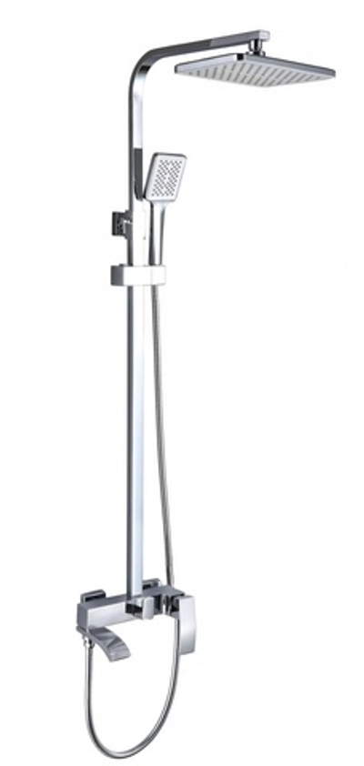 33544 Однорукий душевой релинг (ХРОМ)  HANSEN  (5/1шт)