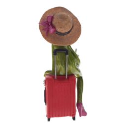 GAEM Фигурка декоративная "Лягушка", L6,5 W5,5 H17 см