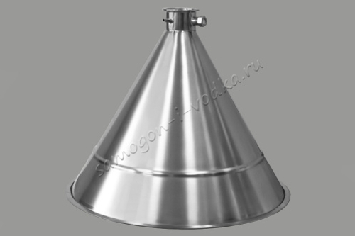 Крышка Самогон и водка конусная "аламбик" для  кубов ХД-3d-76,100 литров (D530)