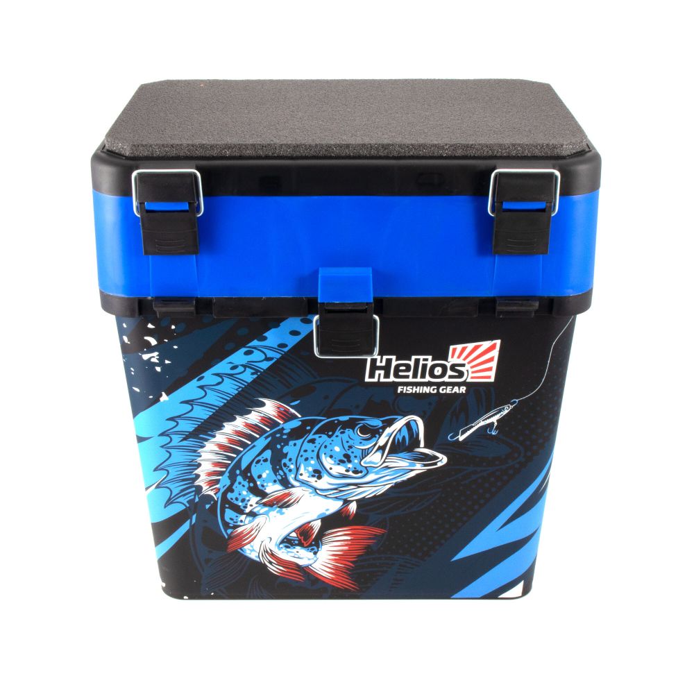 Ящик для зимней рыбалки &quot;ICE FISHING PERCH&quot; Helios, 19 л, синий/6/