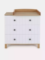 Комод RANT "BAMBOO" 84см 3 ящ. (арт.108) Cloud White