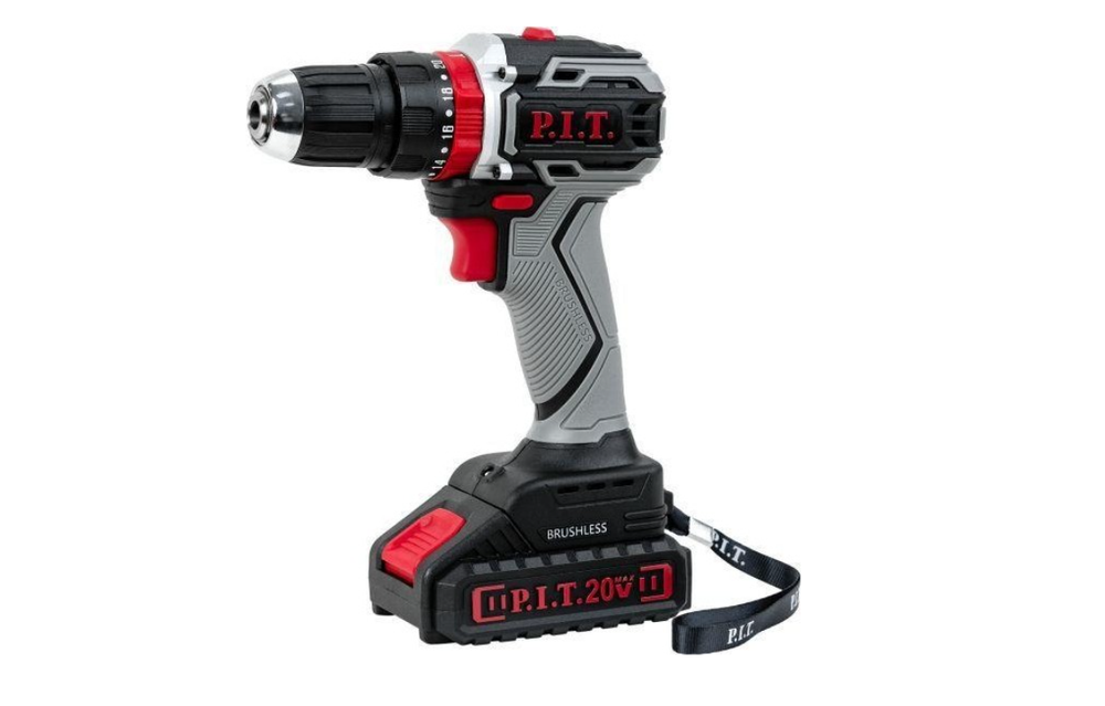 Дрель ударная аккумуляторная бесщёточная P.I.T. PSR18-D4