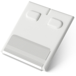 Кармашек пластиковый прозрачный для вкладышей/40*2*13 мм.