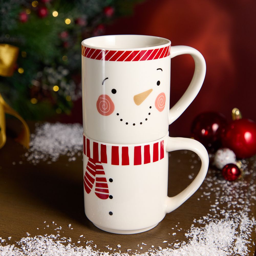 НАБОР КРУЖЕК LEFARD "SNOWMAN" 2 ШТ. 285МЛ