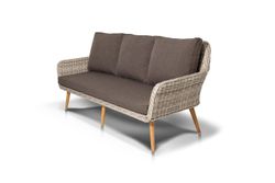 "Прованс" диван из искусственного ротанга трехместный, цвет бежевый