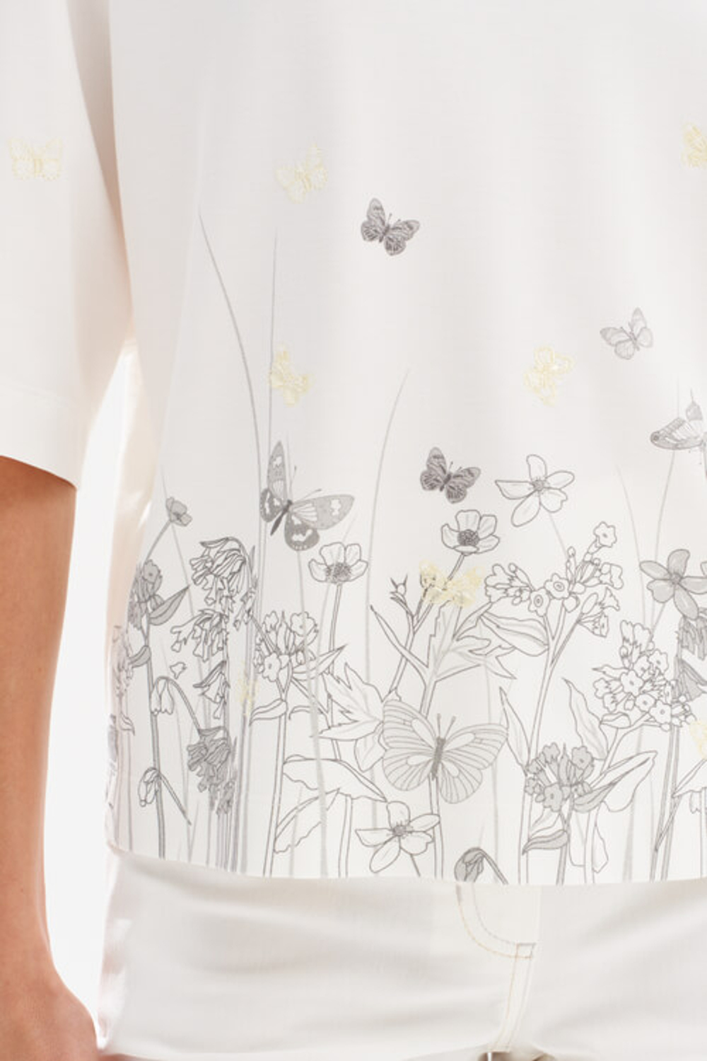 23569 Свитшот женский (молочный)