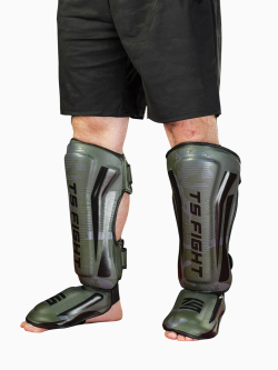 Защита голени и стопы  Tomorrow Star Warrior Green Black