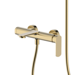 AQM6312BG Monza Смеситель для ванны однорычажный, с душевым набором, 3 режима, Brushed gold