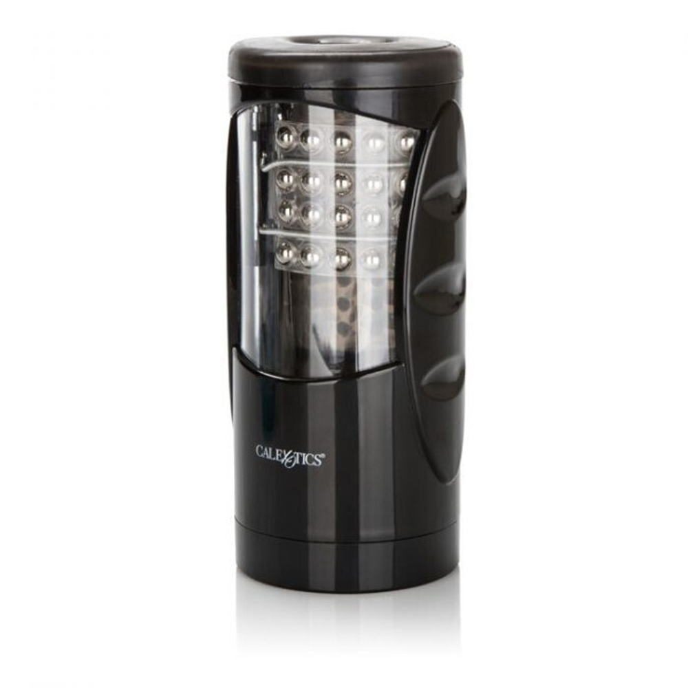 Автоматический мастурбатор с двигающимся элементом Optimum Power Ultimate Power Stroker (Цвет: черный с серебряным)