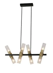 74785/8L BLACK+COPPER (1) Люстра (RL)