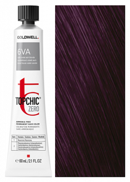 Goldwell Topchic Zero 6VA темный фиолетовый пепельный блонд 60 мл