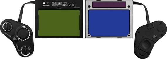Маска сварщика Tecmen ADF - 730S TM15 красная