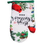 Прихватка в наборе с варежкой «Свиристель», 17,5*17,5 см и 27*17 см