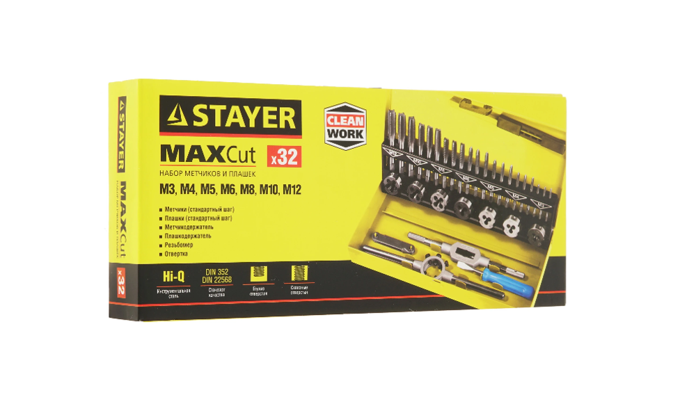 Набор метчиков и плашек STAYER Master 28014-H32