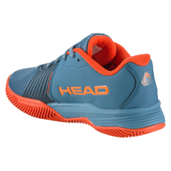 детские Кроссовки теннисные Head Revolt Pro 4.0 Clay Junior - bluestone/orange