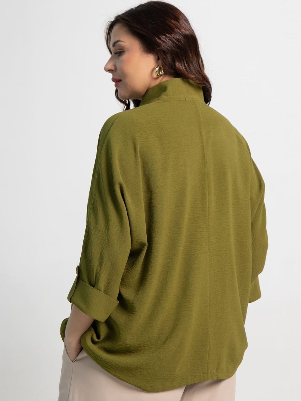 Блуза Серенада (оливковый) Б15551-24М LT Collection