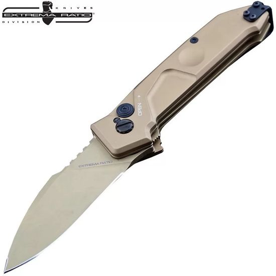 Складной нож Extrema Ratio 133MF1FAGOLDR - -автомат "MEDIUM FOLDERS" c клинком из стали Böhler N690, рукоять Anticorodal®
