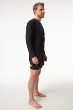 ЛОНГСЛИВ УТЕПЛЕННЫЙ МУЖСКОЙ BASE LAYER TEE LS | BLACK YELLOW