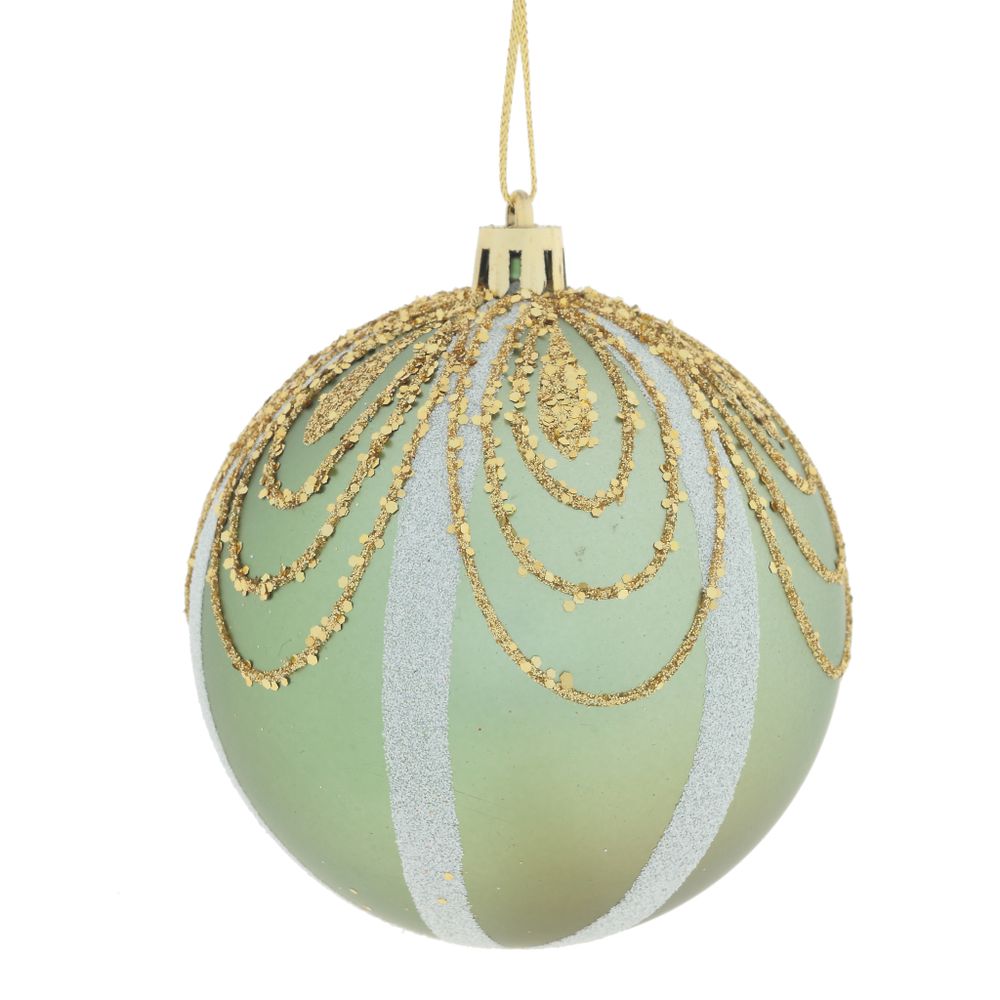 GAEM Набор из 12шт Украшение новогоднее "Шар", D 8 см, L35 W28 H9 см