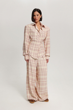 Брюки в клетку