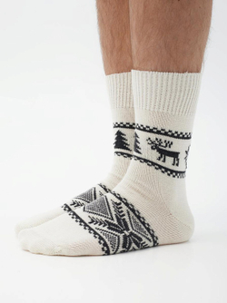 Носки мужские Н007-02 экрю