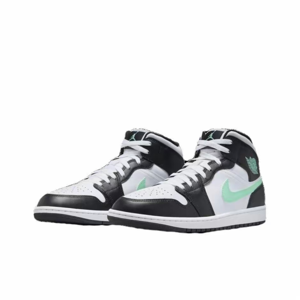 Nike Air Jordan 1 mid "Green Glow Black"