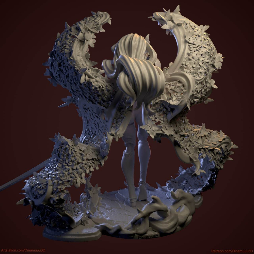Фигурка Маления Клинок Микеллы богиня гнили Кольцо Элдена Malenia blade of miquella Goddess of Rot Elden Ring