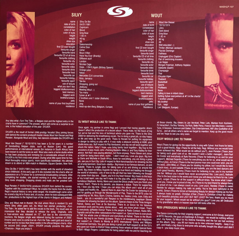 LP: Sylver — «Chances» (2001/2021) [Limited Red Vinyl]