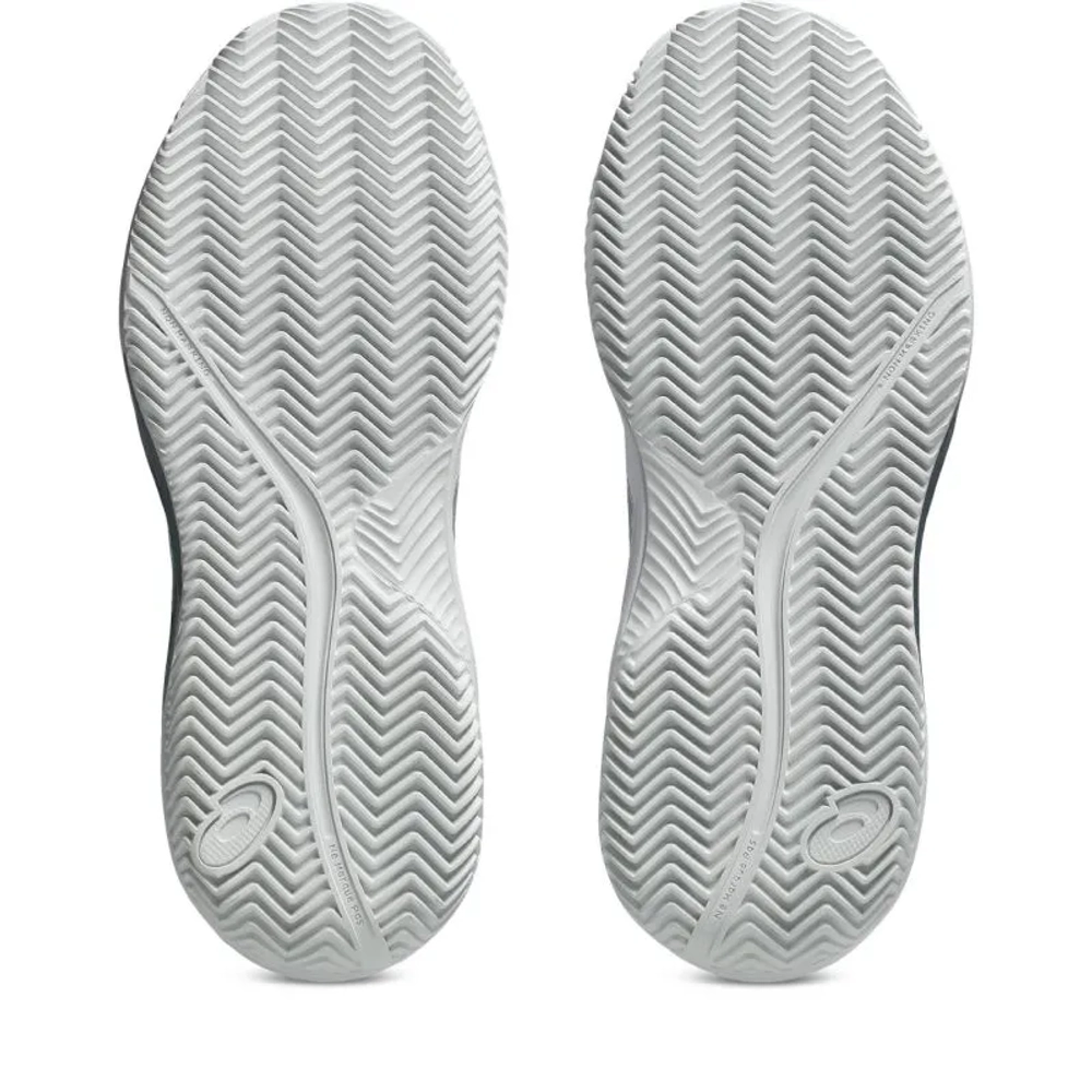 Женские Кроссовки теннисные Asics Gel-Dedicate 9 Clay - white/pure silver